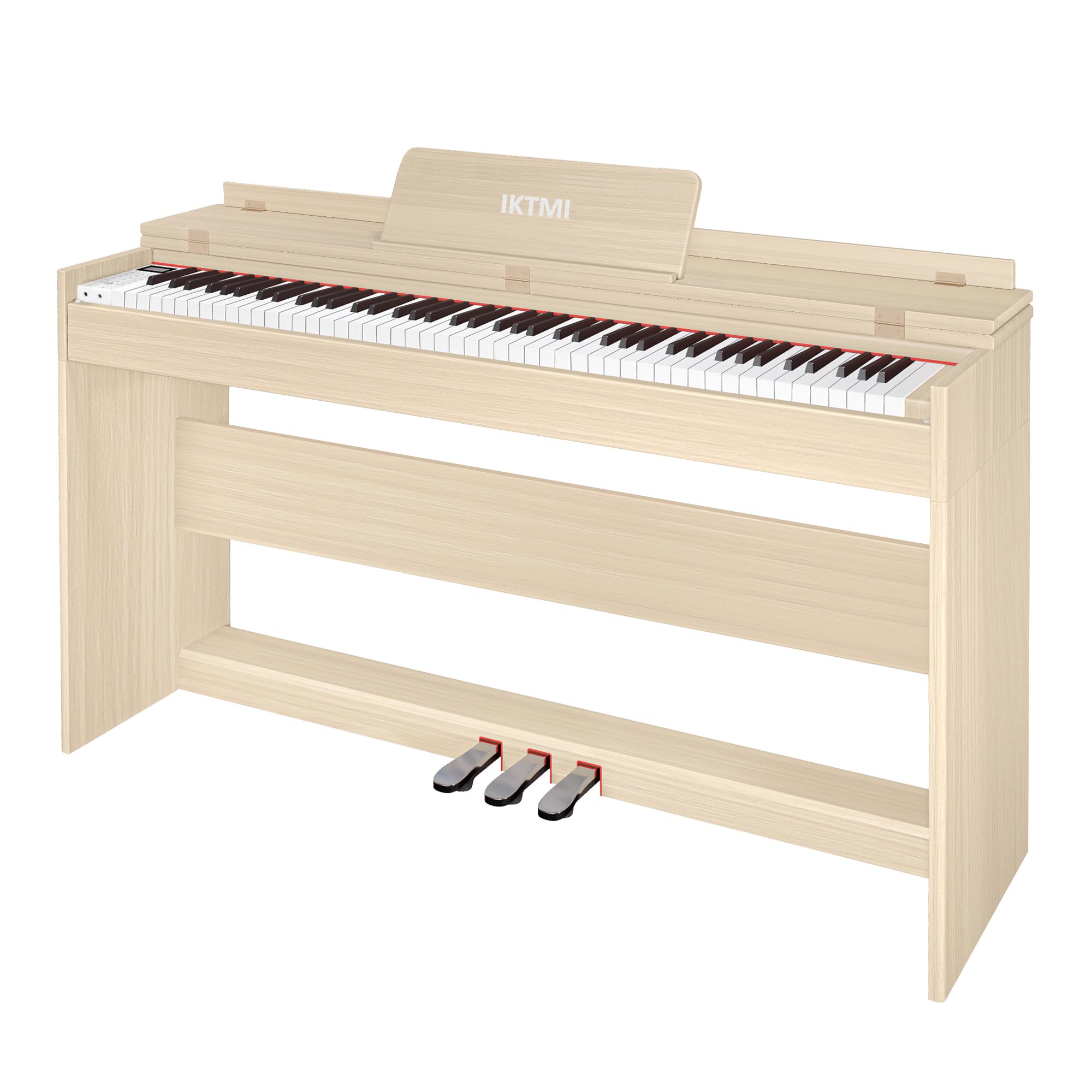電子ピアノ 88鍵盤 ハンマーアクション 88鍵盤 木製 ピアノ 3本ペダル