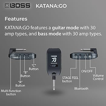 Amazon.com: Boss Katana:GO Personal Headphone Guitar Amplifier
