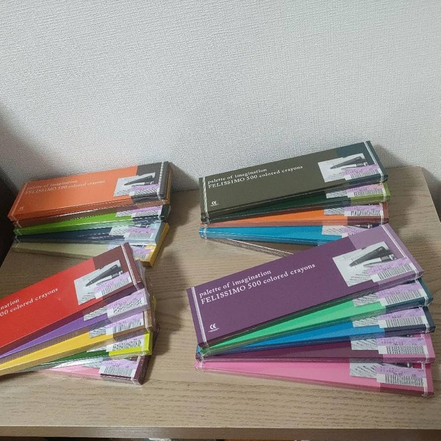 Amazon.co.jp: フェリシモ 500色 クレヨン : 文房具・オフィス用品