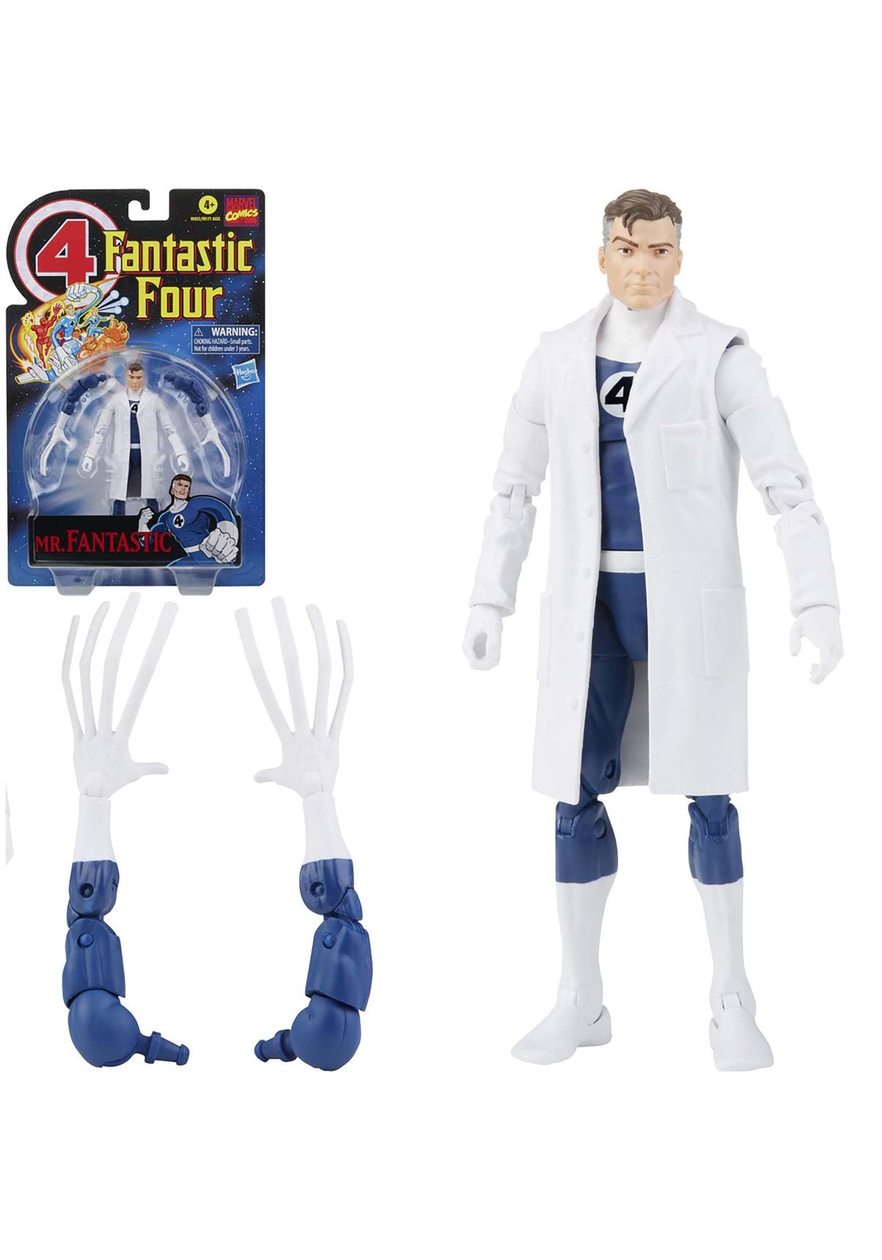 Amazon.com: Hasbro Marvel Legends Series Retro Fantastic Four Mr
