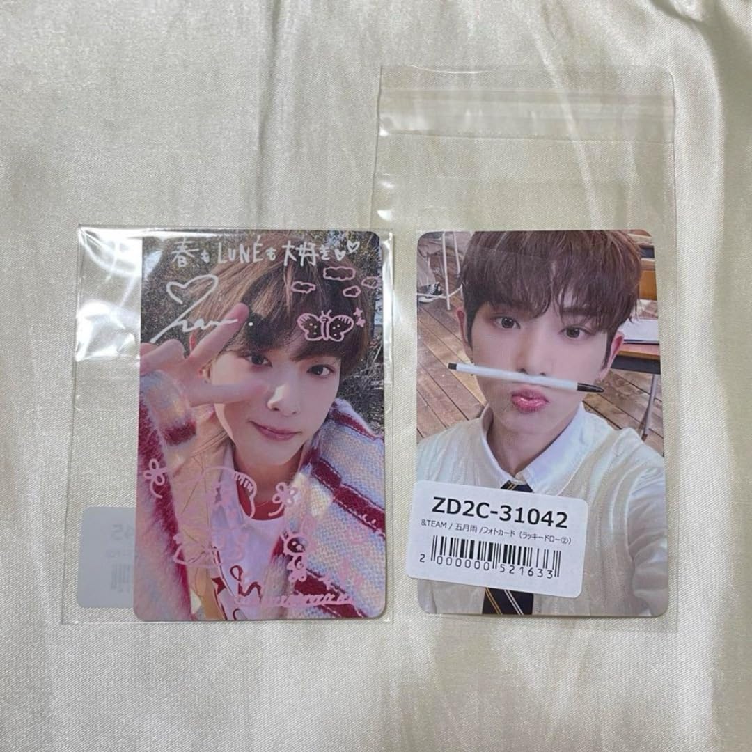 &TEAM ハルアHARUA weverse ラキドロ 手書きトレカ001