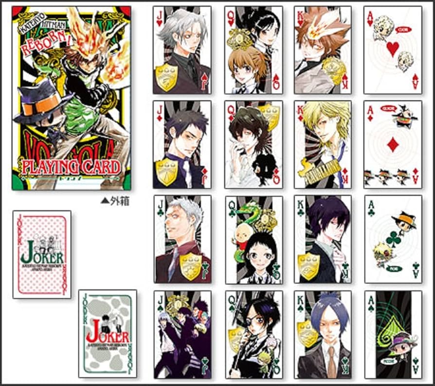 家庭教師ヒットマンREBORN リボーン2009 原作絵トランプ 家庭教師