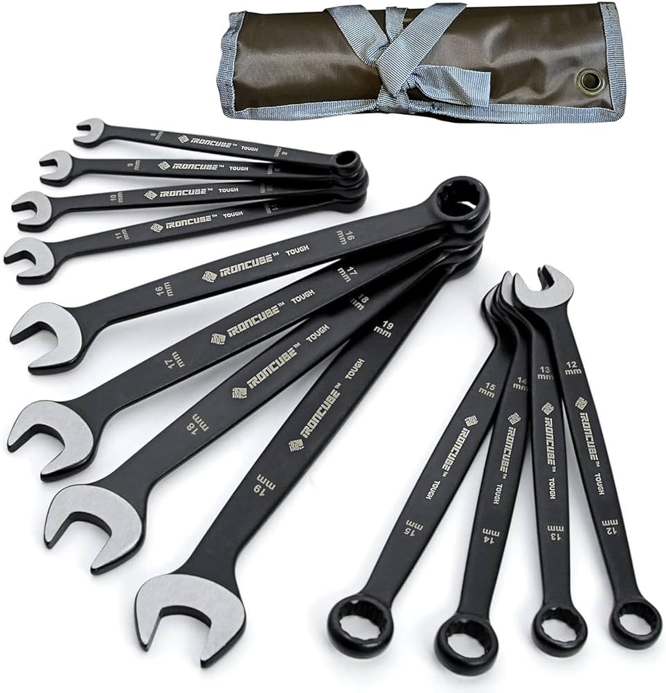 Amazon | IRONCUBE コンビネーションレンチ 12本組 8-19mm CR-V素材