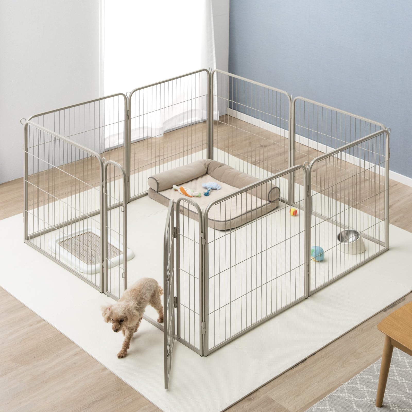 Amazon.co.jp: タンスのゲン ペットサークル 高さ 80cm ハイタイプ