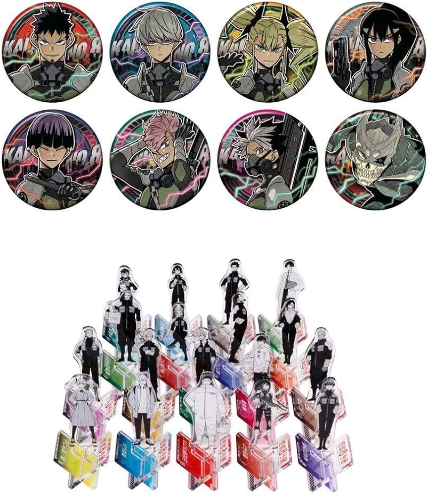 怪獣8号 コレクション缶バッジ 第1弾 鳴海弦 7点セット 鳴海弦