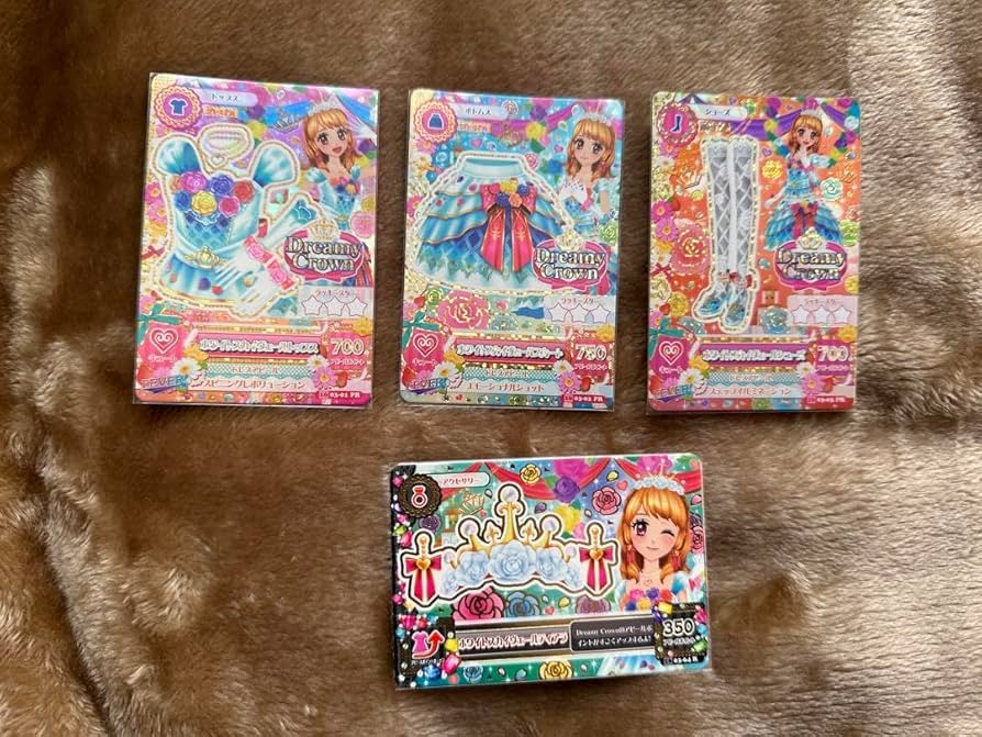 アイカツカード ホワイトスカイヴェールコーデ 4枚セット アイカツ