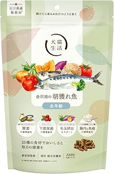 Amazon | [ 犬猫生活 ] キャットフードオールステージ 金沢港の朝獲れ