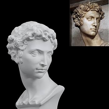 Amazon.co.jp: akindou 自宅が美術館 石膏像風 人物像 シリーズ 割れ