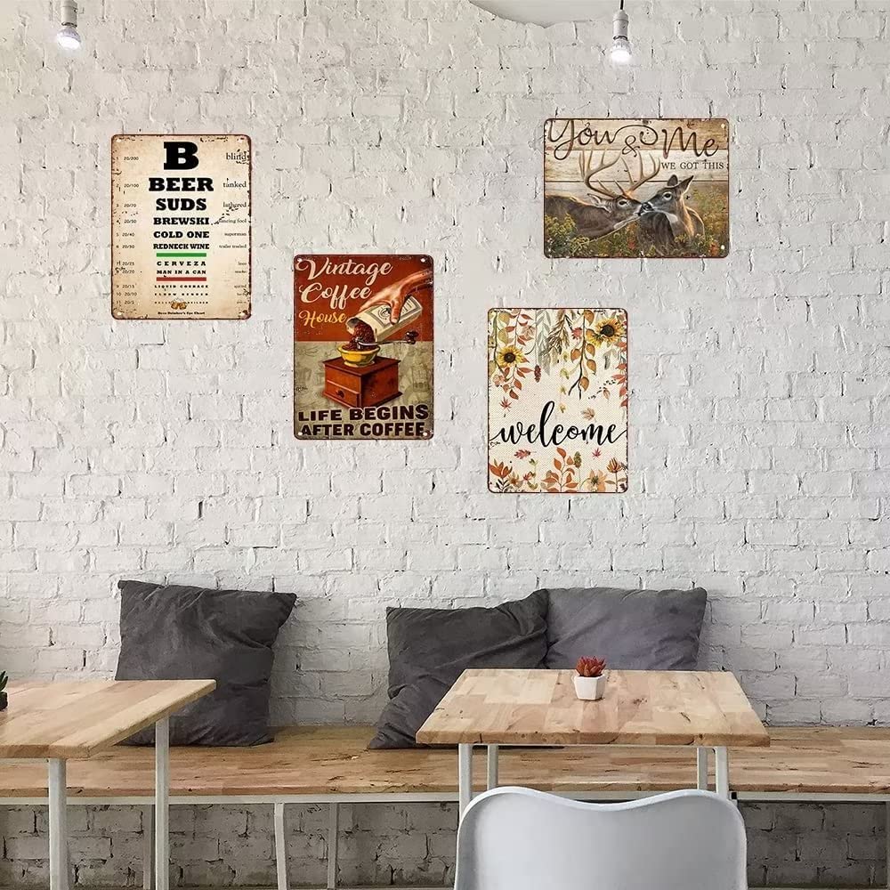 Amazon.co.jp: ブリキ看板ヴィンテージシックアート装飾ポスター氷冷