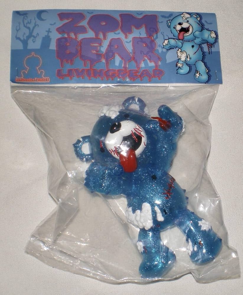 Art Studio 「SHOT!」ゾンベアー ソフビ ブルークリアラメver