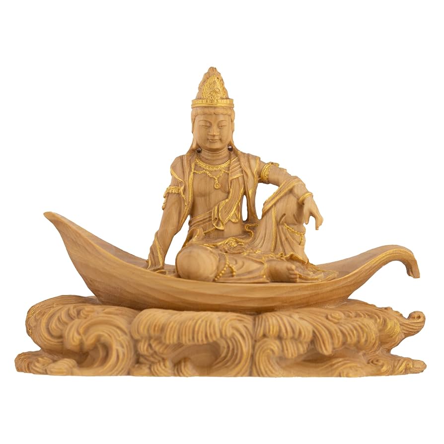 AKa6879 懸仏 掛仏 観音菩薩 仏教美術 木彫 AKa6879懸仏掛仏観音