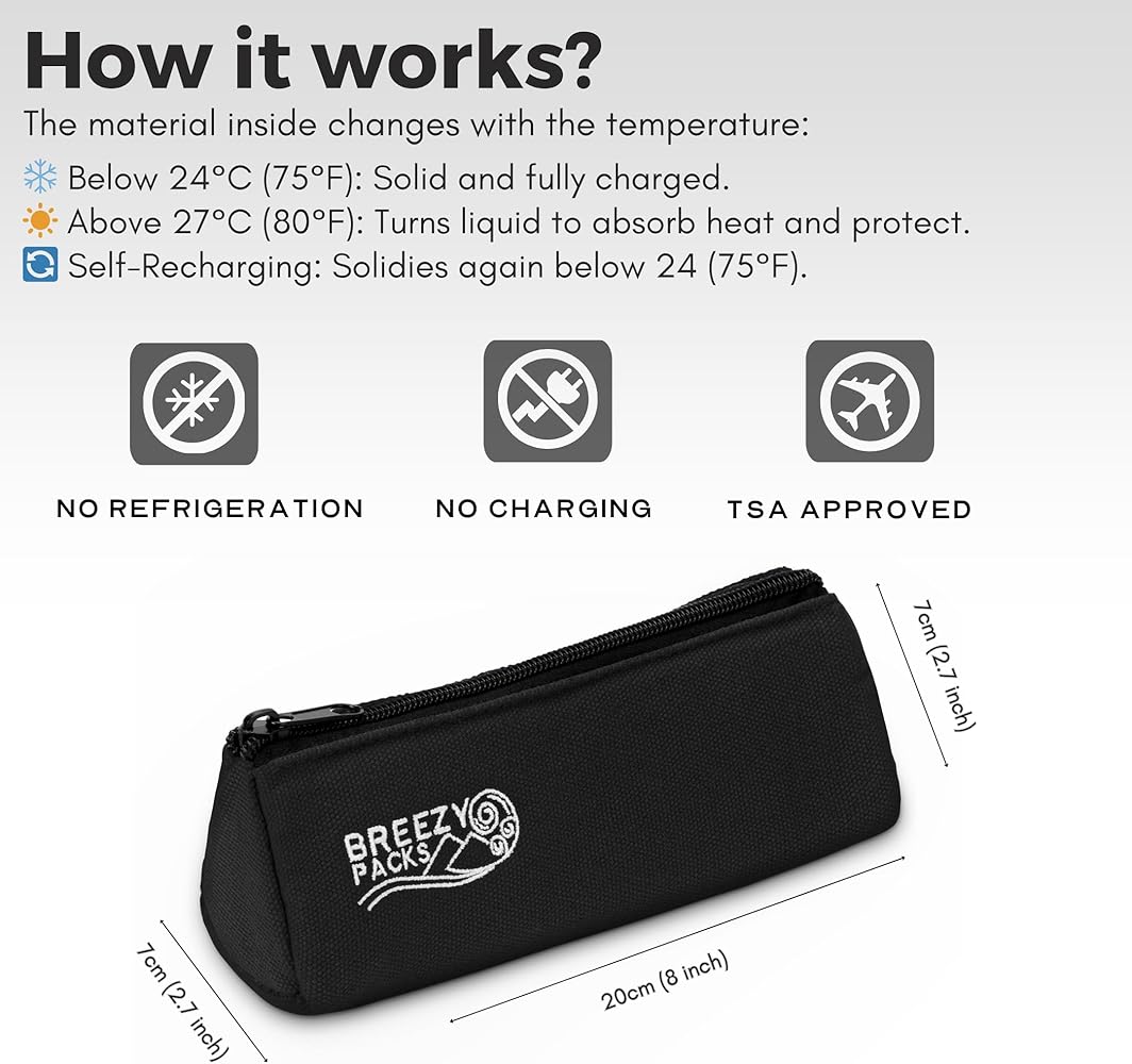 Amazon.com: BreezyPacks Insulin Pens Cooler Travel Case 24/7