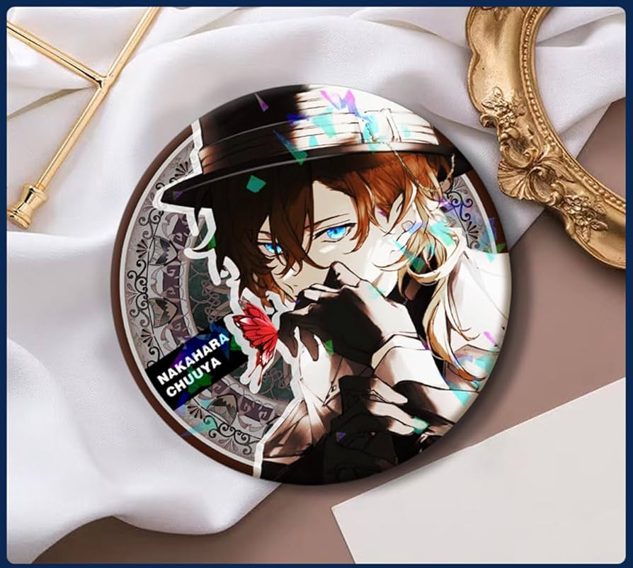 文豪ストレイドッグス 中島敦 ブローチ風 缶バッジ