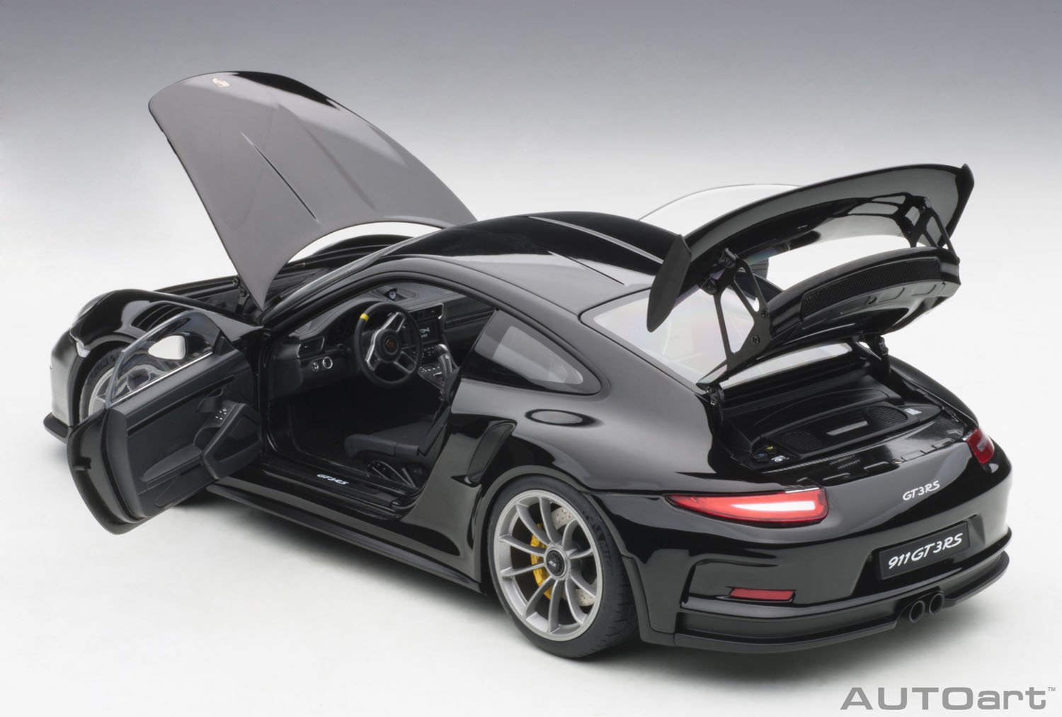 Amazon | AUTOart 1/18 ポルシェ 911 (991) GT3 RS ブラック 完成品