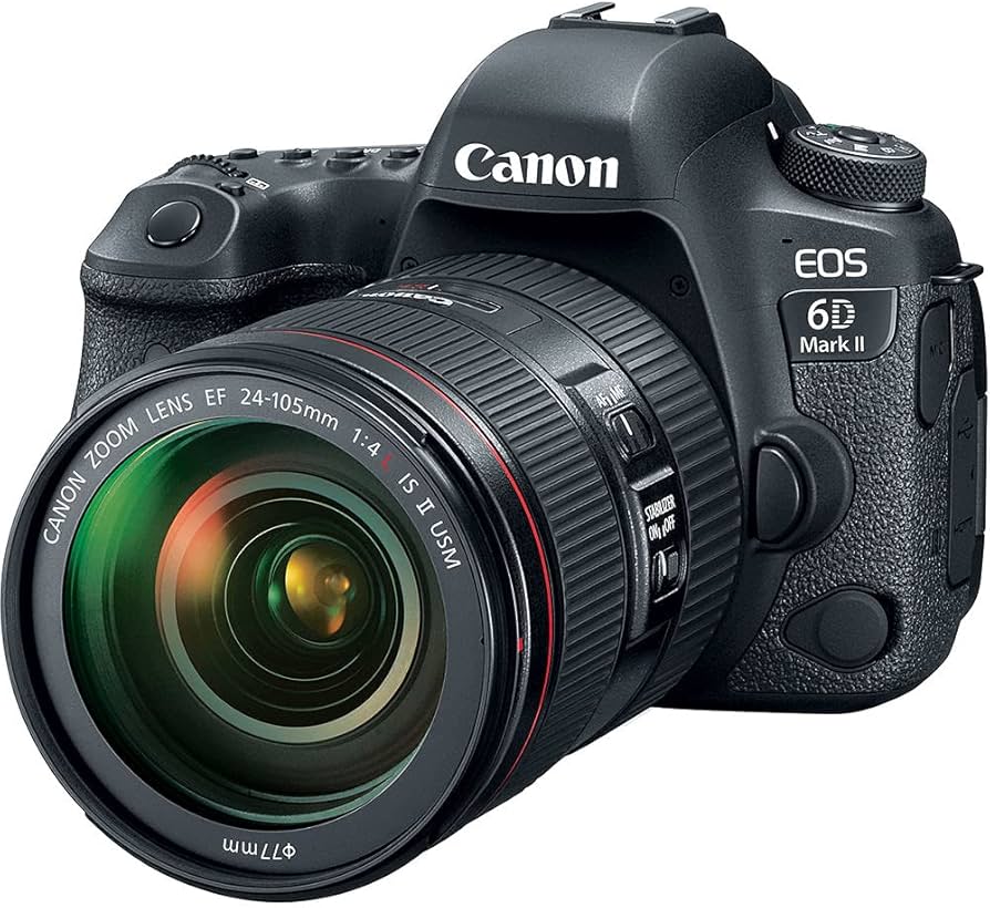 Amazon.com : Canon EOS 6D Mark II DSLR Camera with 24-105mm f/4L