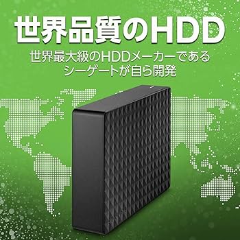 Amazon.co.jp: Seagate 外付けハードディスク 4TB テレビ録画/4K対応