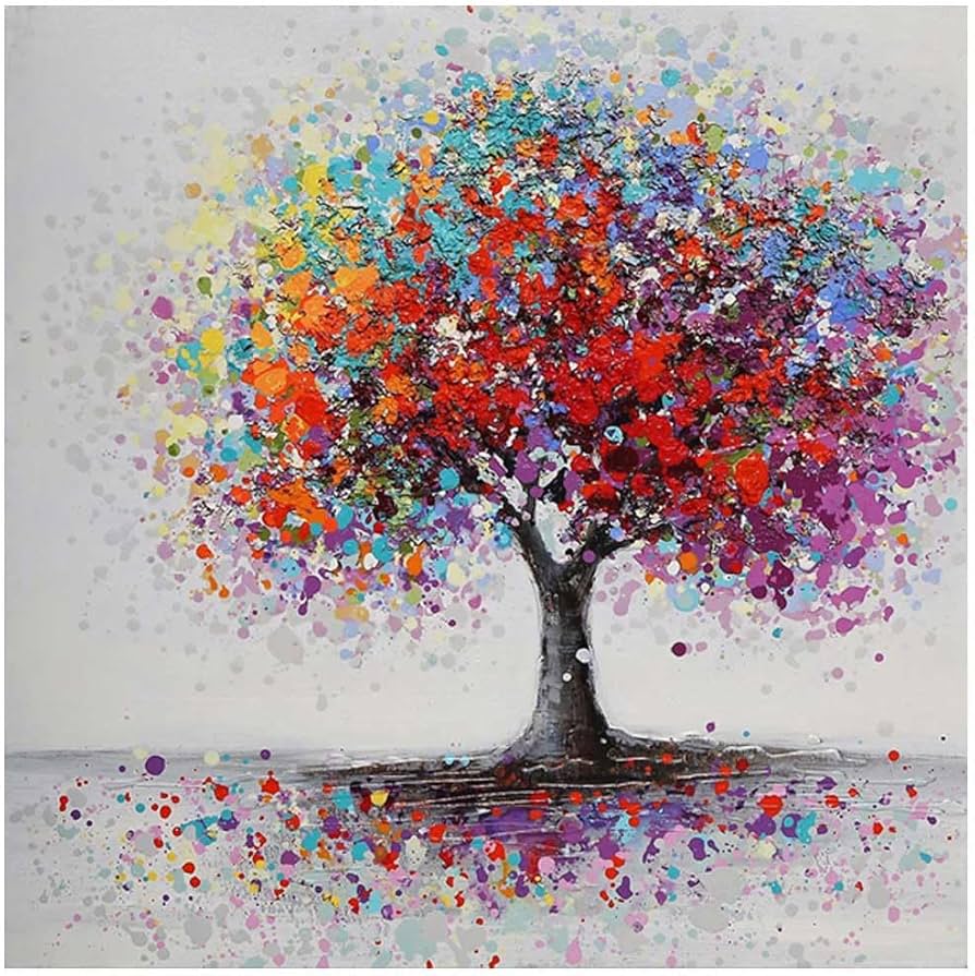 Amazon.co.jp: アートパネル 樹木 自然 W60cm H60cm 正方形 大型