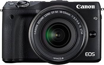 Amazon.com : Canon EOS M3 Mirrorless Camera Kit with EF-M 18-55mm