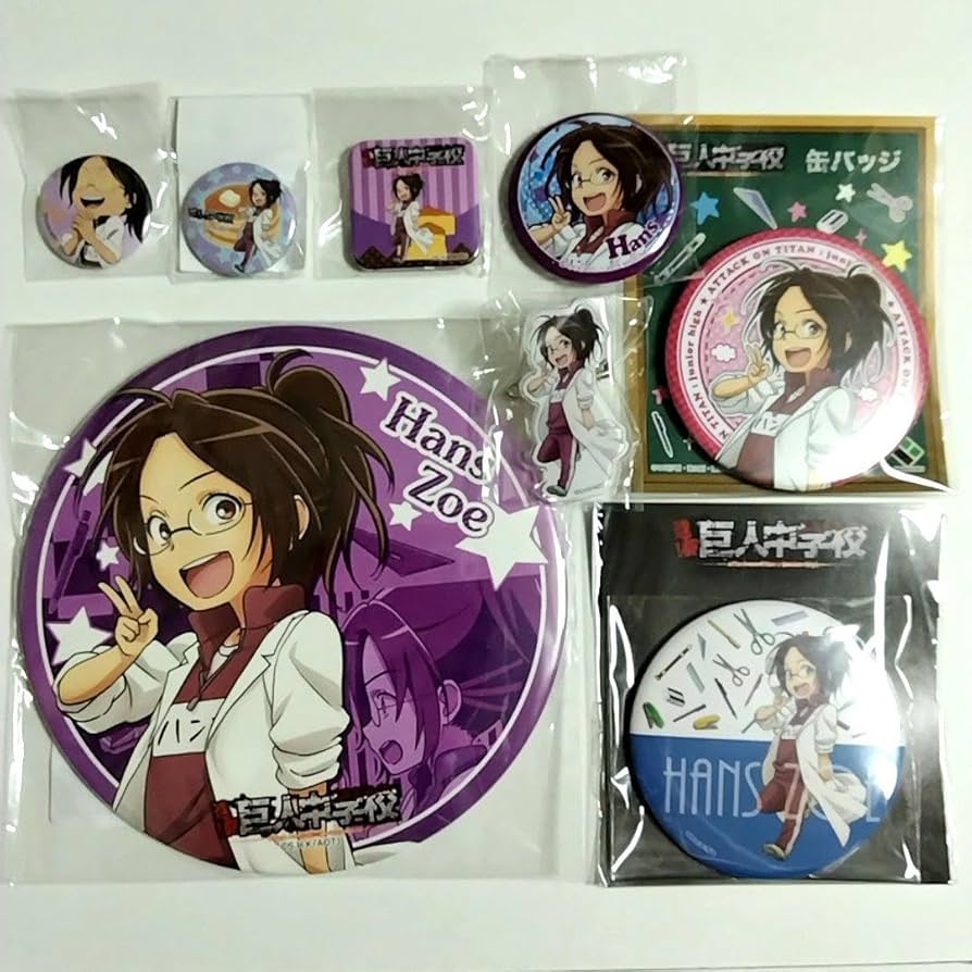 進撃の巨人 スターフライヤー ハンジ 缶バッジ まとめ売り 72個セット