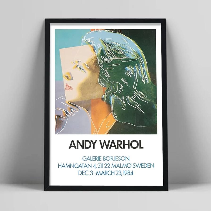 超希少 1989年】アンディーウォーホル ブラックマミー 約98×68cm