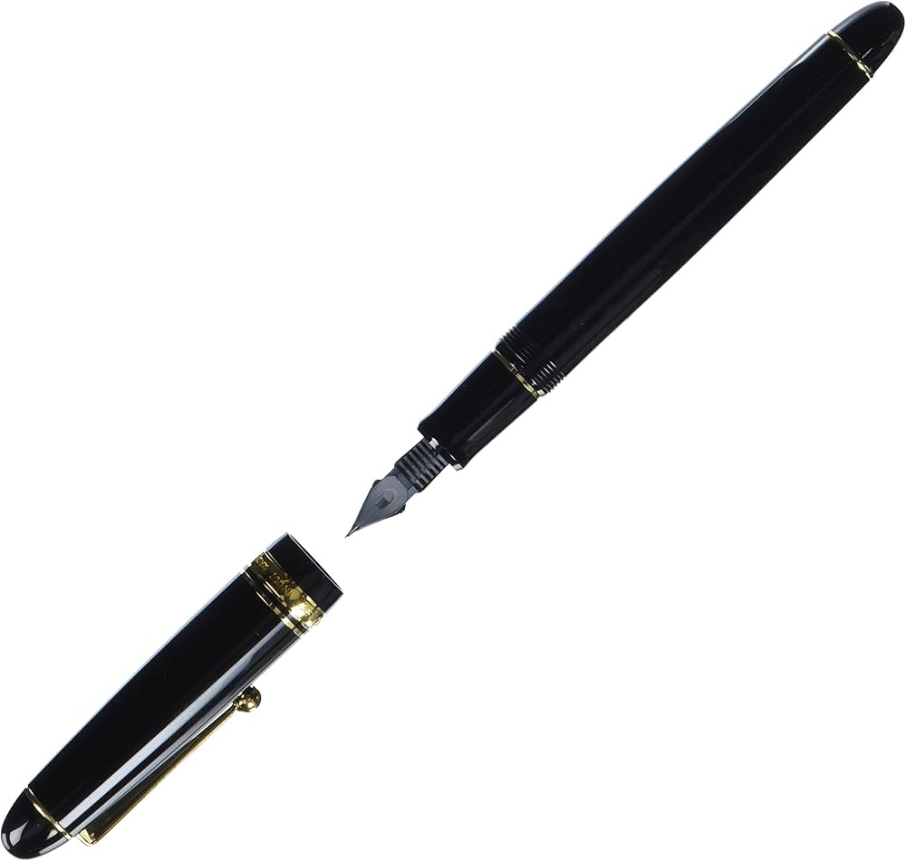 Amazon | PILOT 万年筆 マンネンヒツ カスタム742 B FA ブラック