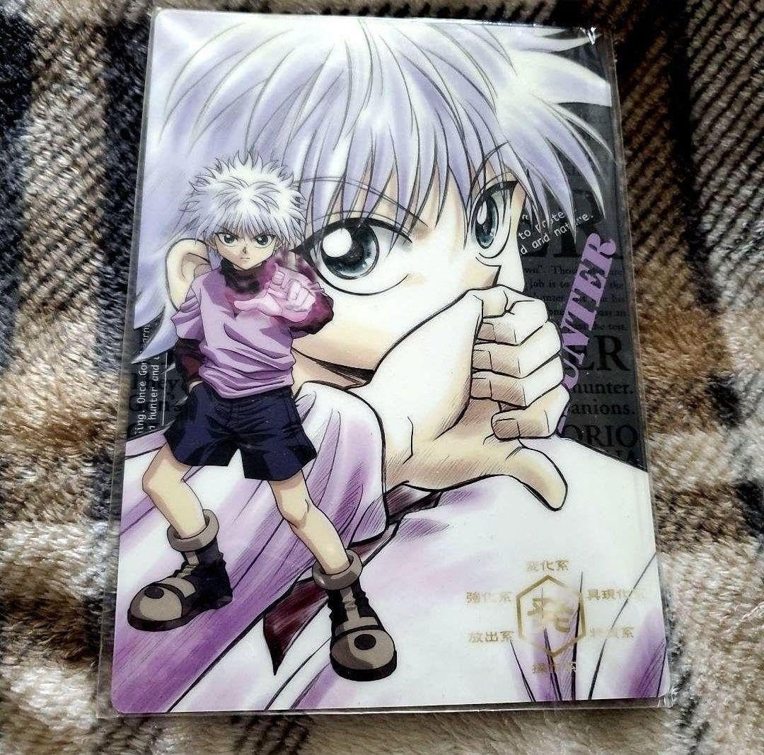 HUNTER×HUNTER カードコレクションL キルア 下敷き No.07 HUNTER