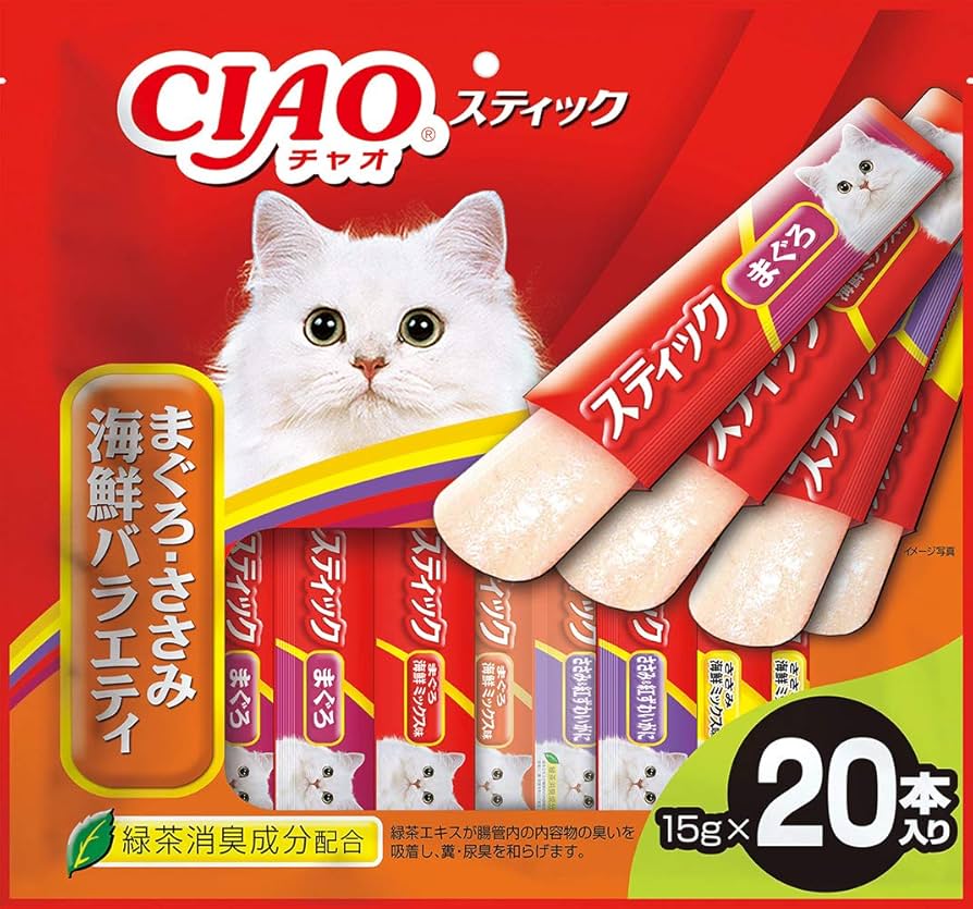 Amazon.co.jp: チャオ (CIAO) CIAOスティック まぐろ・ささみ海鮮