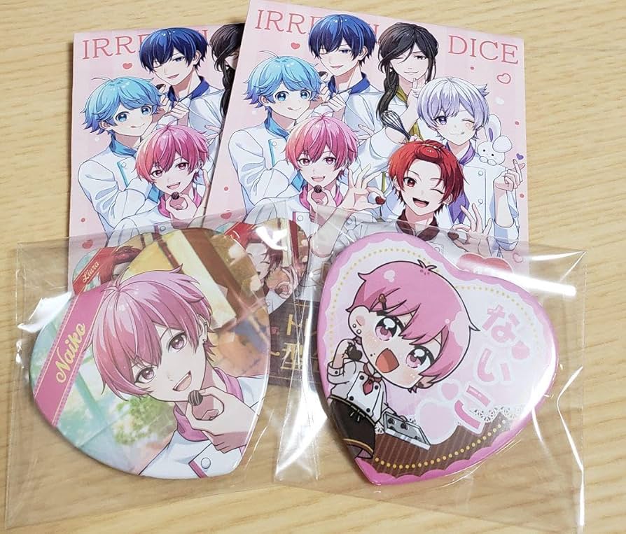 第1弾 いれいすハート缶バッチ ないこさんデフォ×81 第1弾 いれいす