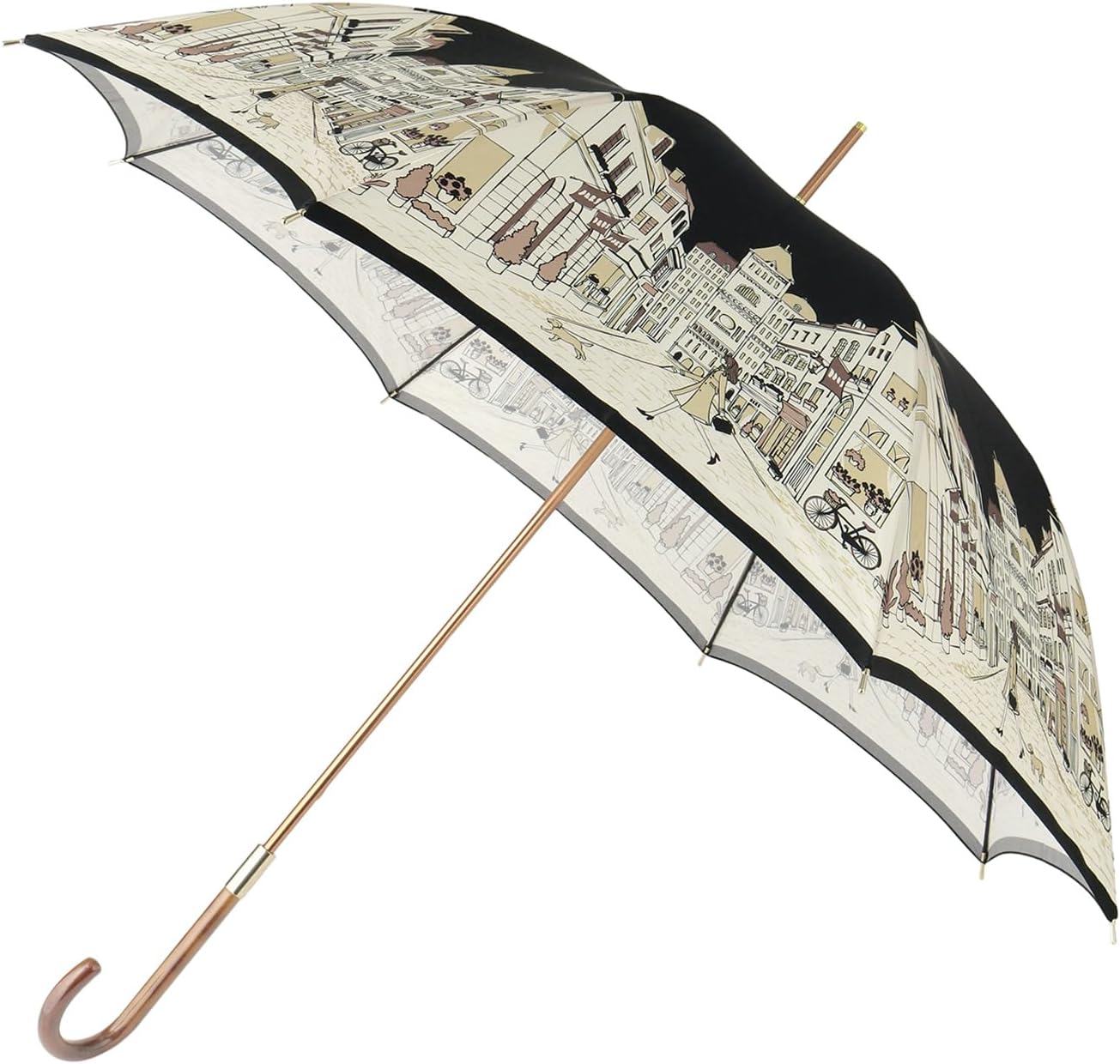 ①レトロ 昭和の傘 女の子 赤 50cm 未使用 未開封 アンティーク 可愛い