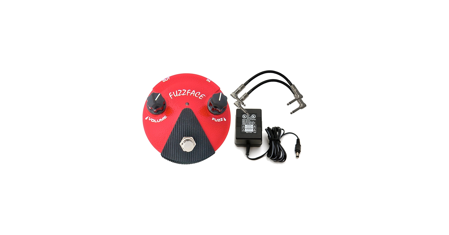 Amazon.com: Dunlop FFM2 Red GERMANIUM FUZZ FACE MINI Pedal w/ 9V