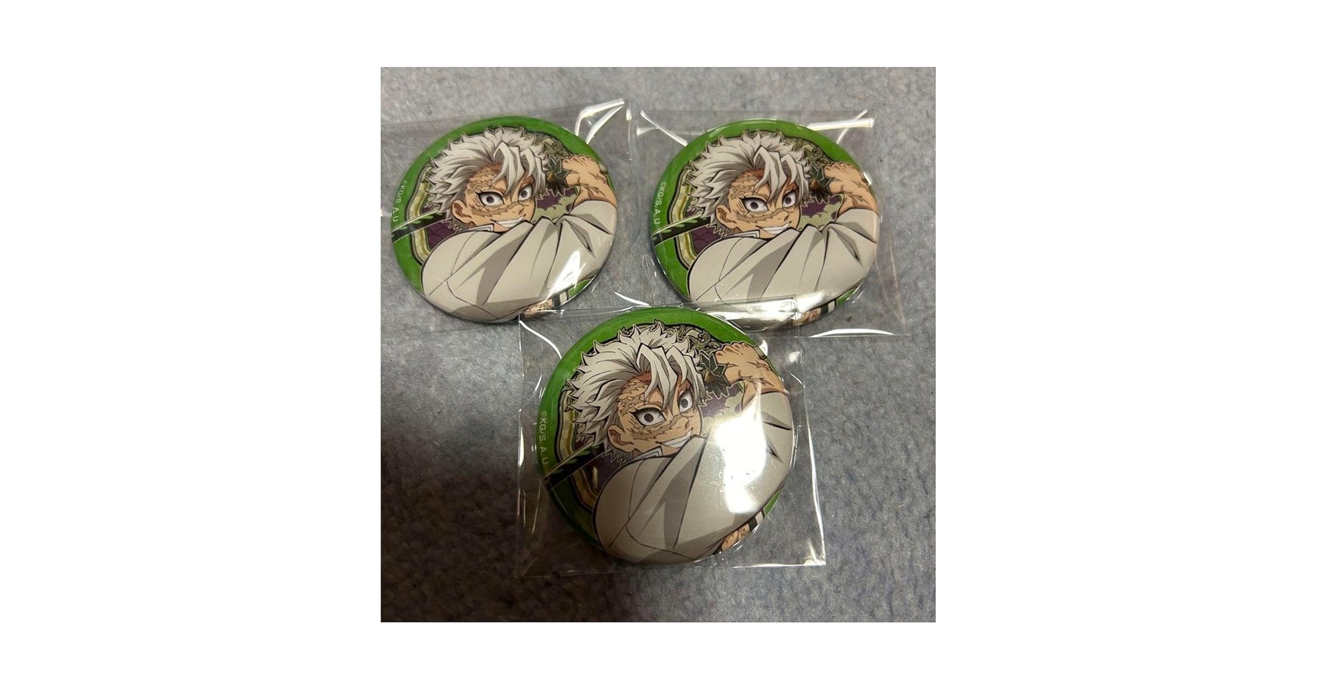 鬼滅の刃 ワールドツアー 不死川実弥 缶バッジ 5個セット 鬼滅の刃