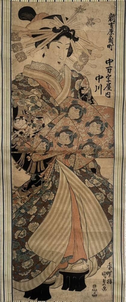 べらぼう 歌川国貞 大判錦絵 手摺木版 骨董 アンティーク 【公式通販】