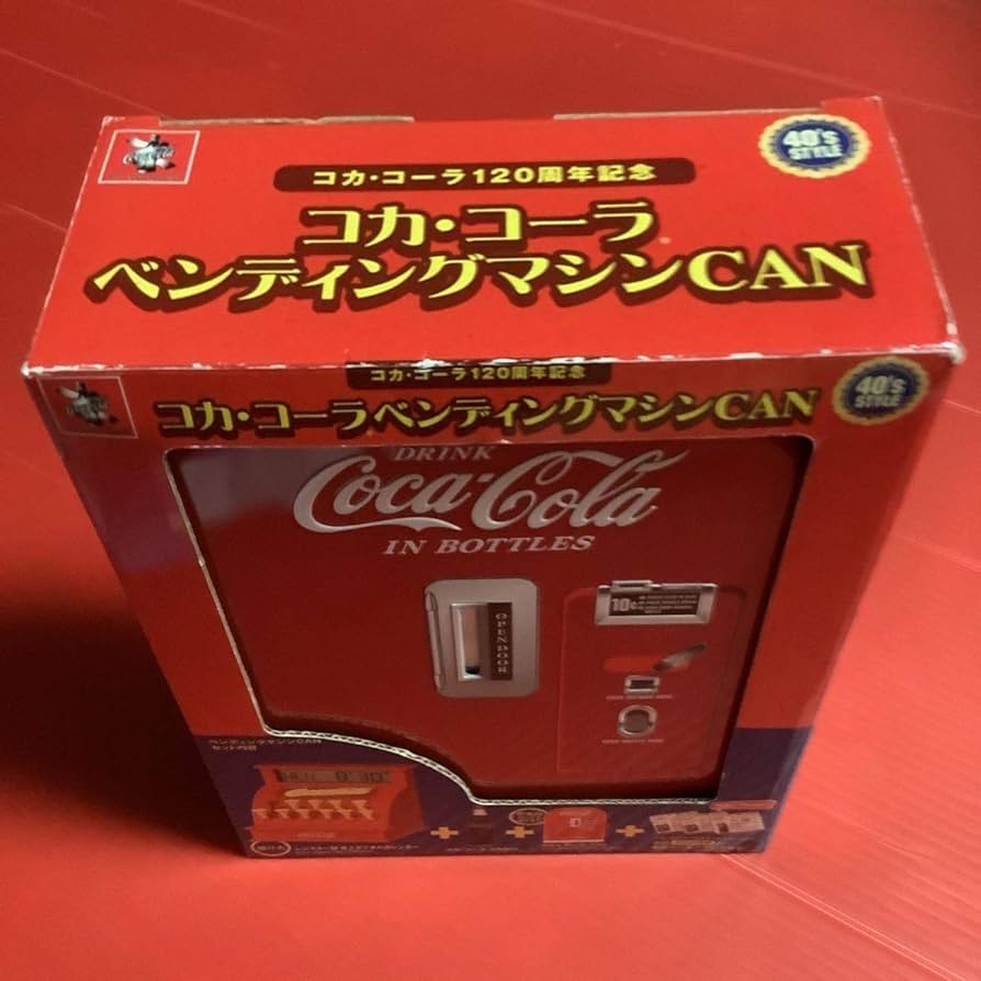 Amazon.co.jp: コカ コーラベンディングマシンCAN 40's STYLE 貯金箱＋