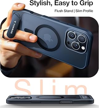 Amazon.com: TORRAS for iPhone 16 Pro Max Case Translucent Black