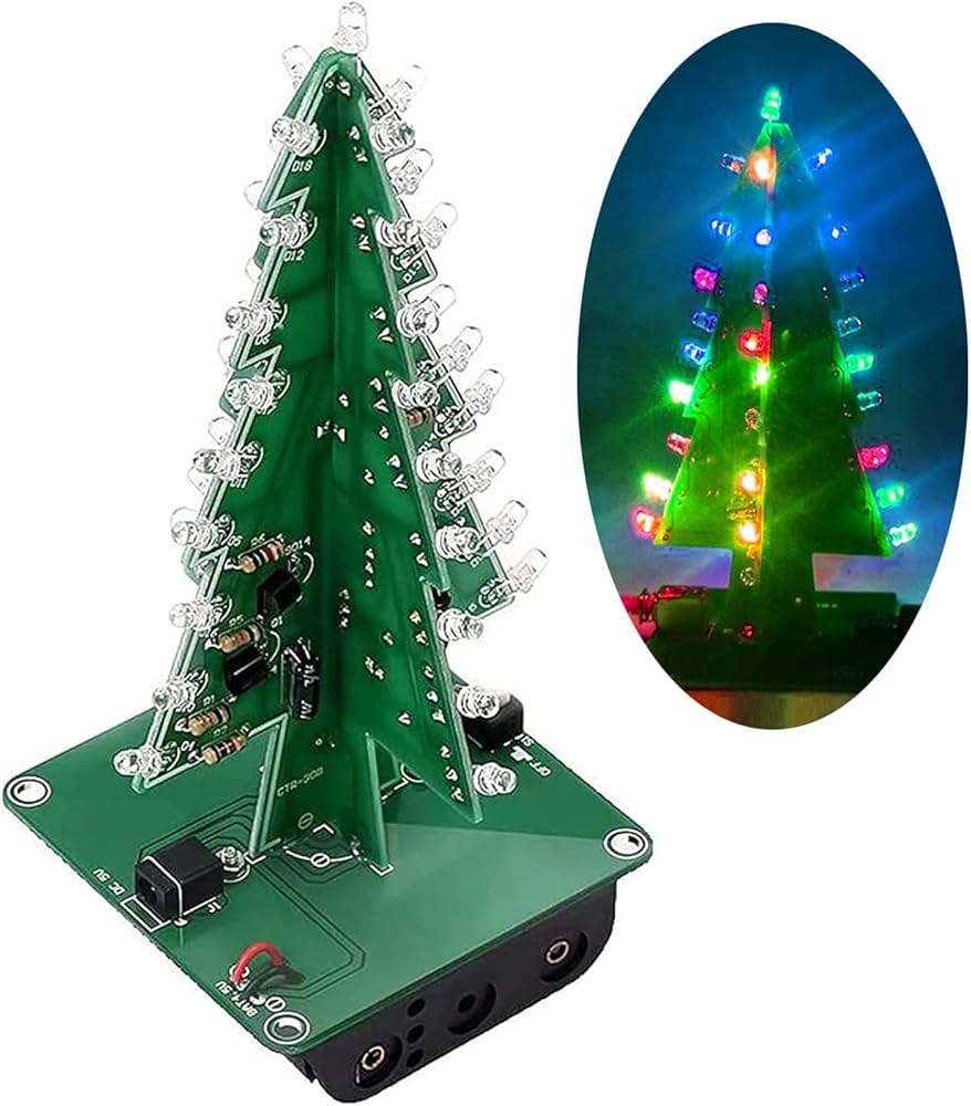 Amazon.co.jp: ISolderStore 電子DIYキット クリスマスツリーはんだ