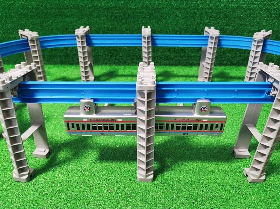 プラレール線路 高架レイアウト タワー 制作例 参考出品 【公式通販】