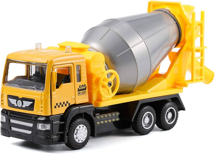 特大 昭和レトロ ブリキ製トラック（日本製、アサヒ玩具製） セメント