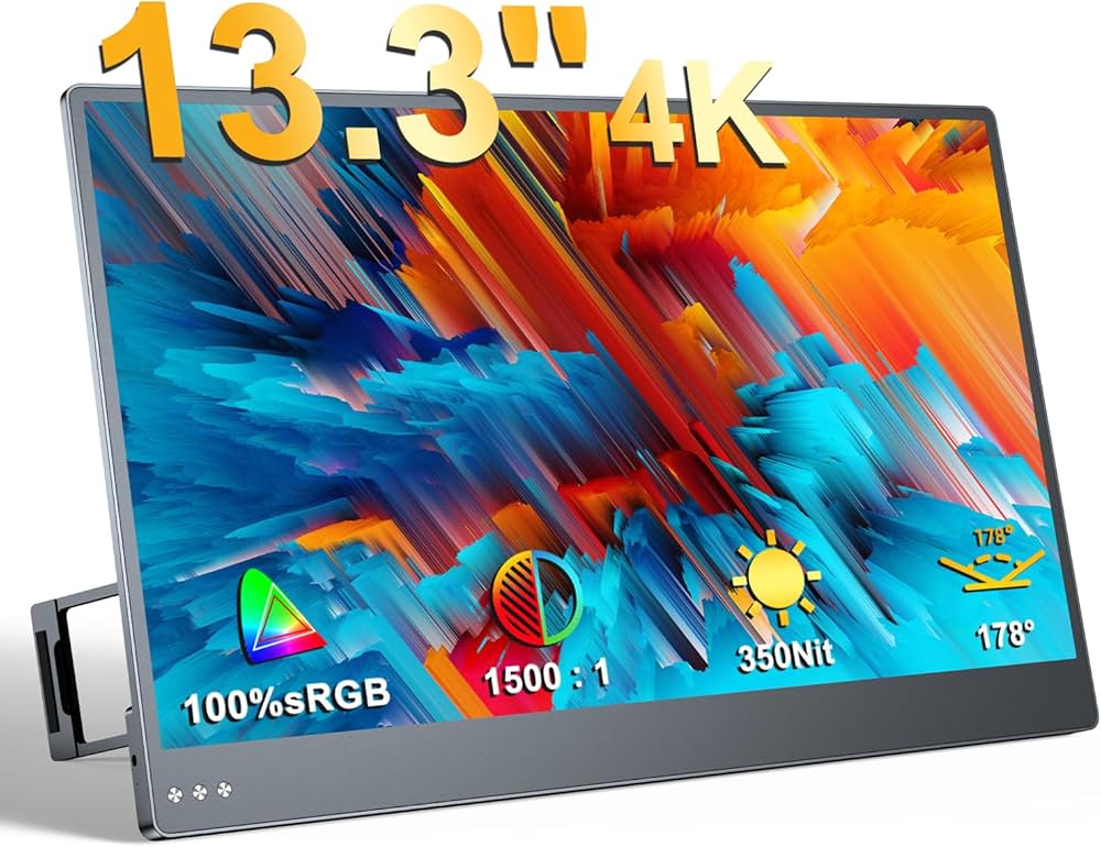 中古品] EVICIV モバイルモニター 16インチ 4K IPSパネル Amazon.co.jp