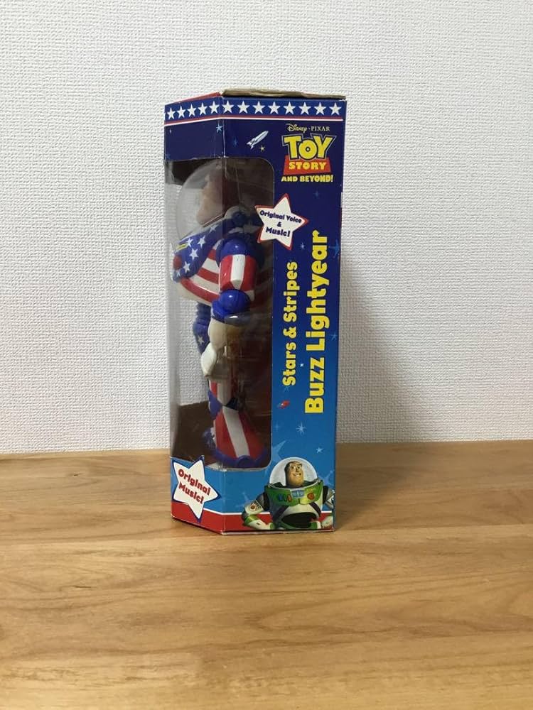 海外版トイストーリー 星条旗 バズ・ライトイヤー トーキングフィギア