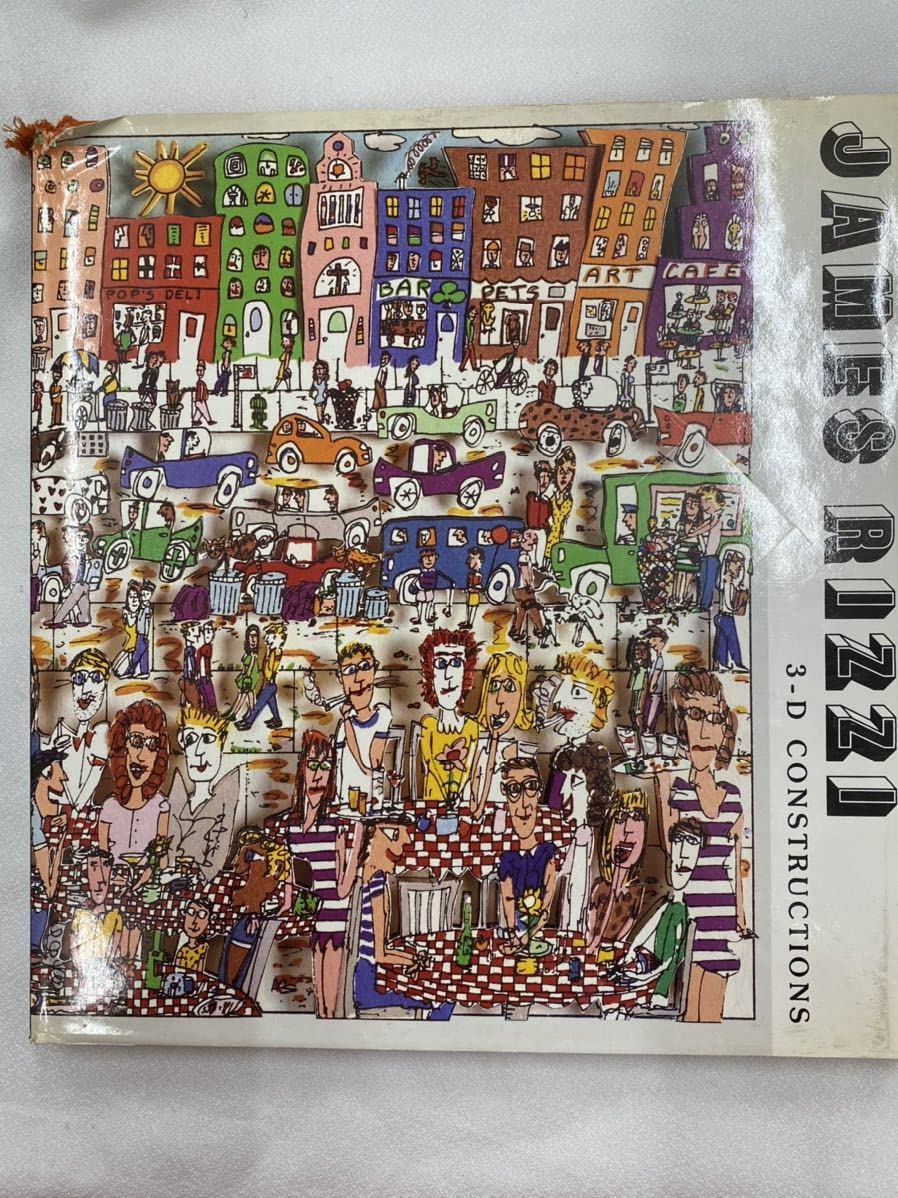 本物保証WISHINGWELL ジェームスリジィRIZZI 3D アート絵画