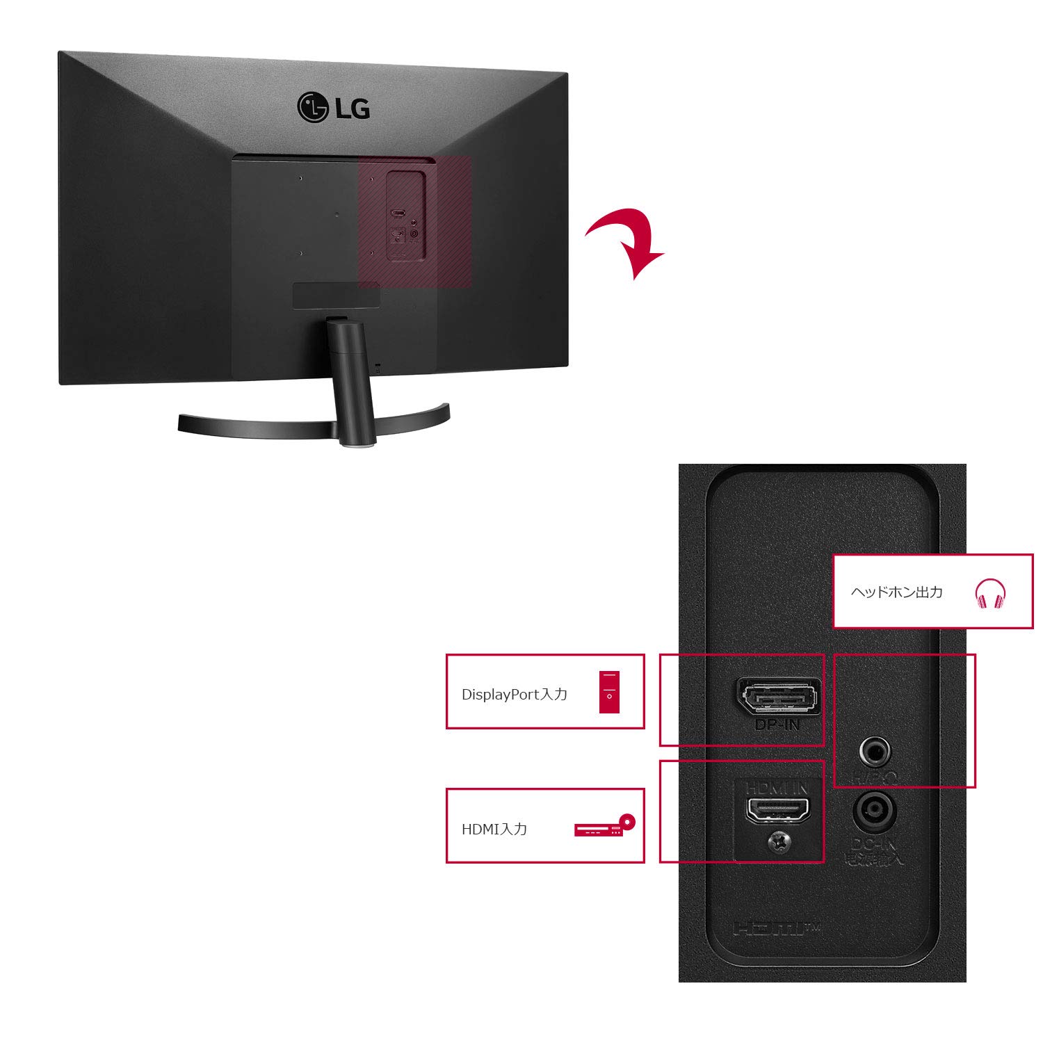 Amazon.co.jp: LG モニター ディスプレイ 32MN600P-B 31.5インチ/フル