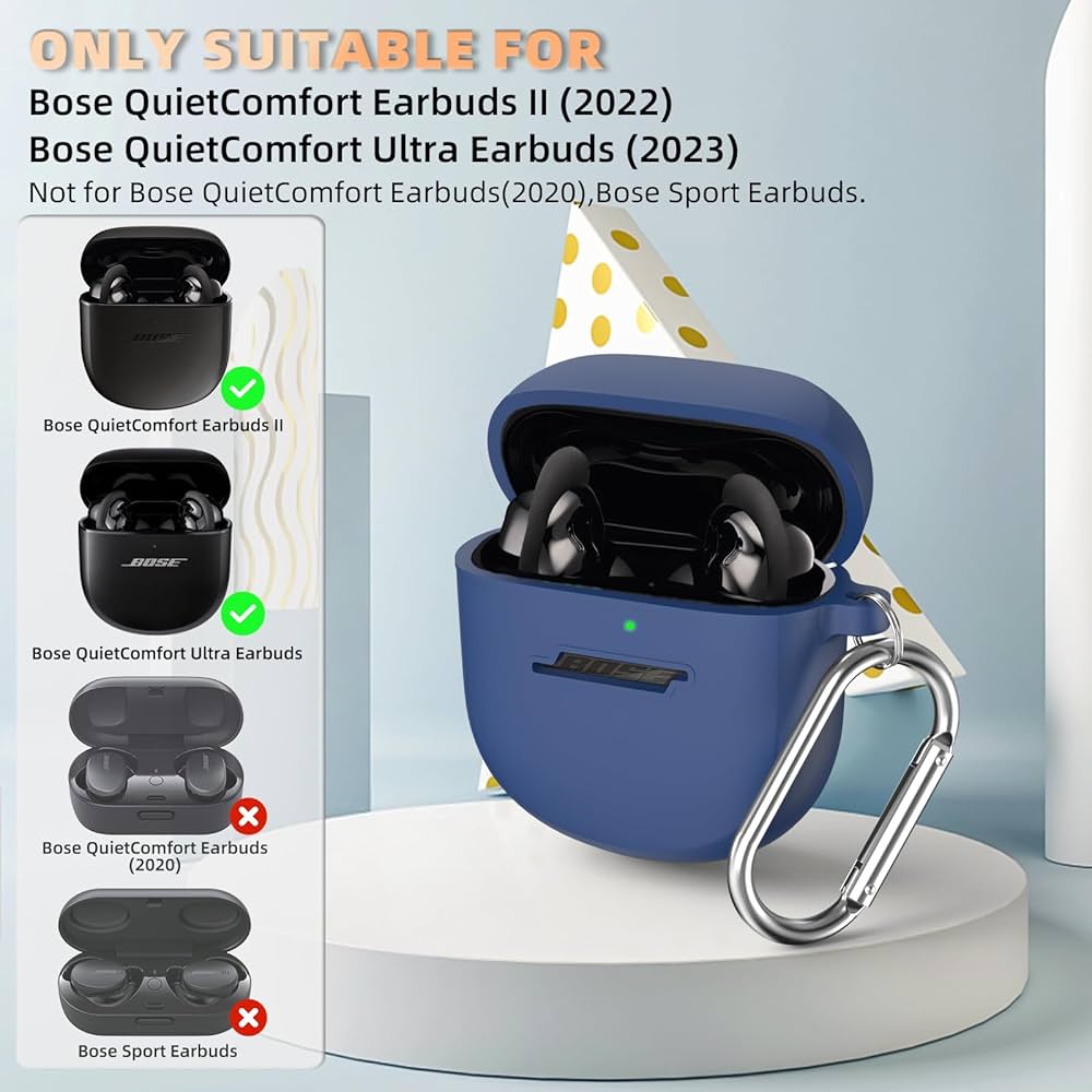 Amazon.com: Case for Bose QuietComfort Earbuds II(2022)& New Bose