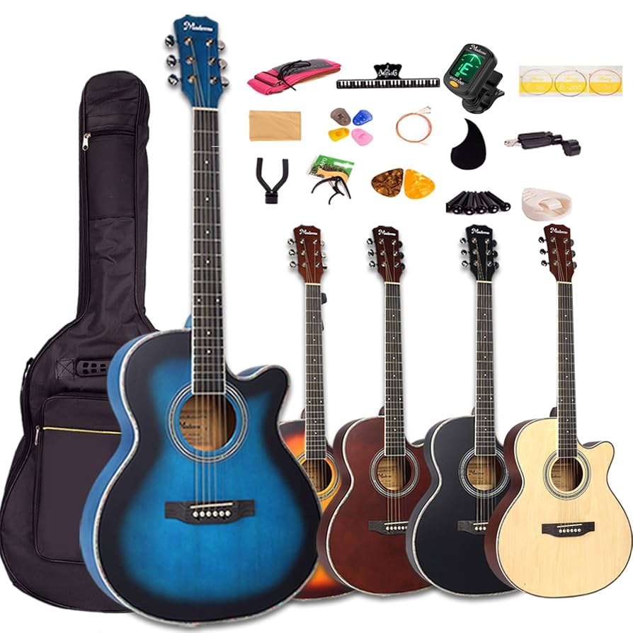 アコースティックギター サンバースト ギターケース付き 【公式通販】