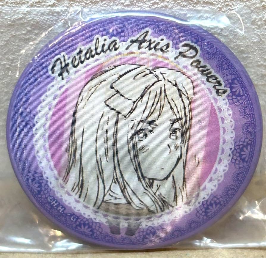 日丸屋秀和 『ヘタリア』 ガルアト 32㎜ 缶バッジ ベルギー ヘタリア