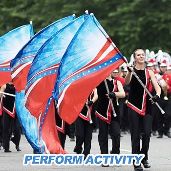 Amazon.co.jp: Gisafai アルミニウムカラーガードフラッグポール2個 6