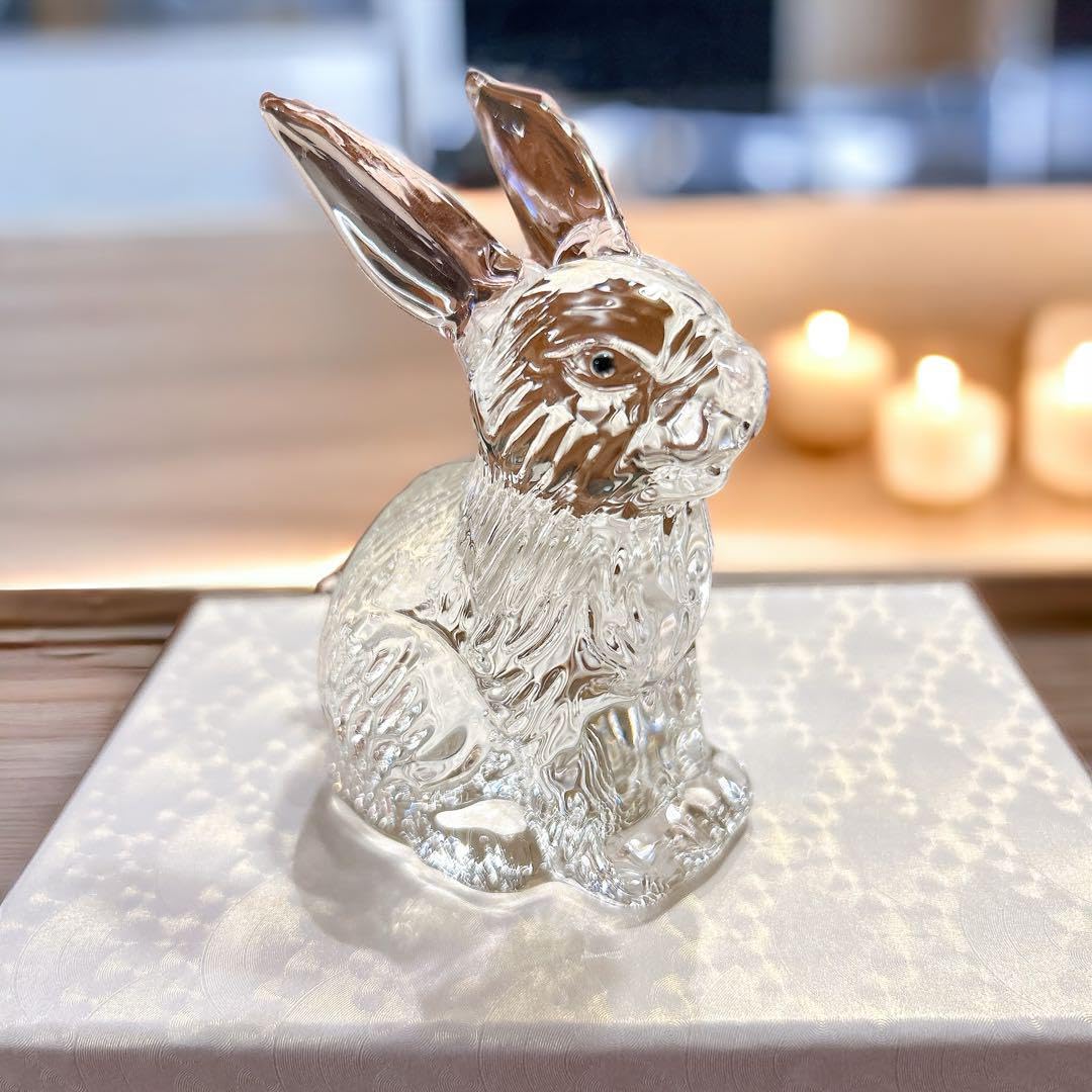 バカラ Baccarat ウサギ 置物