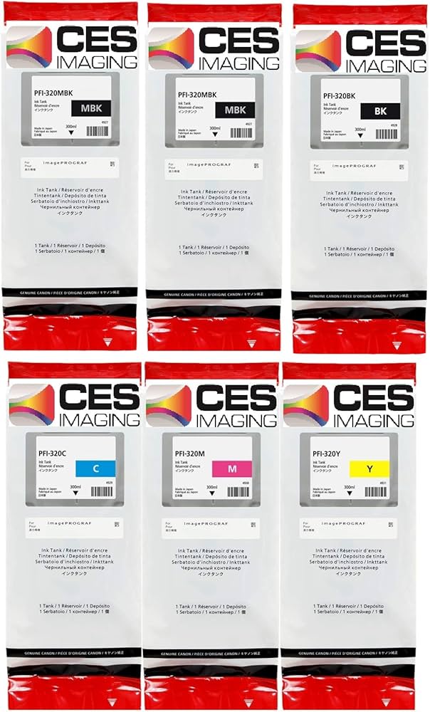 Amazon.co.jp: CES Imaging 交換用 Canon PFI-320 300ml インクタンク