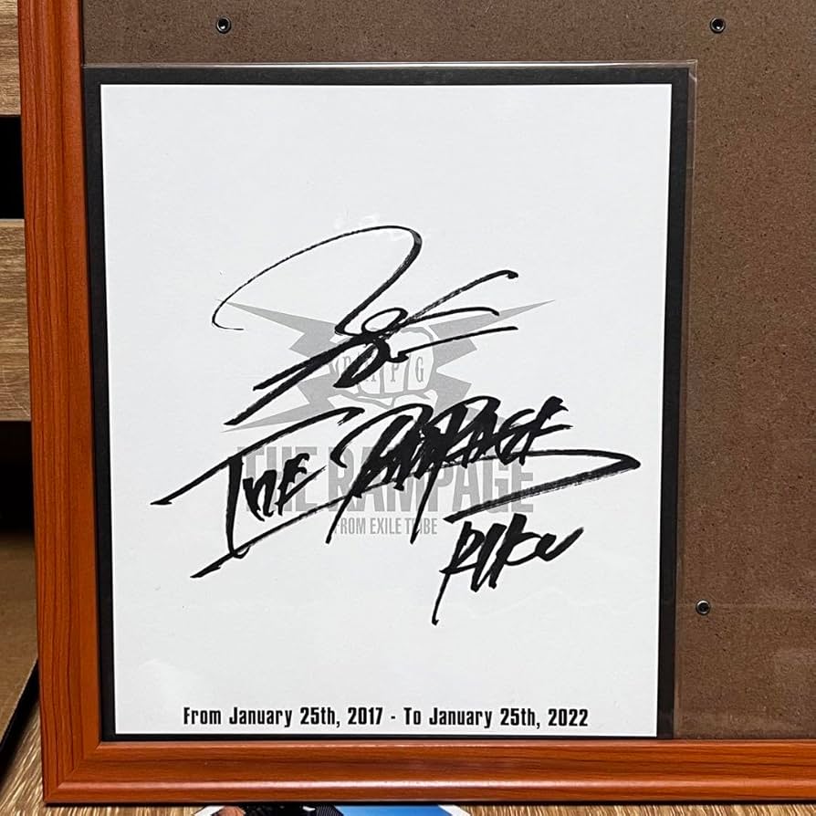 THE RAMPAGE RIKUチェキ直筆サイン