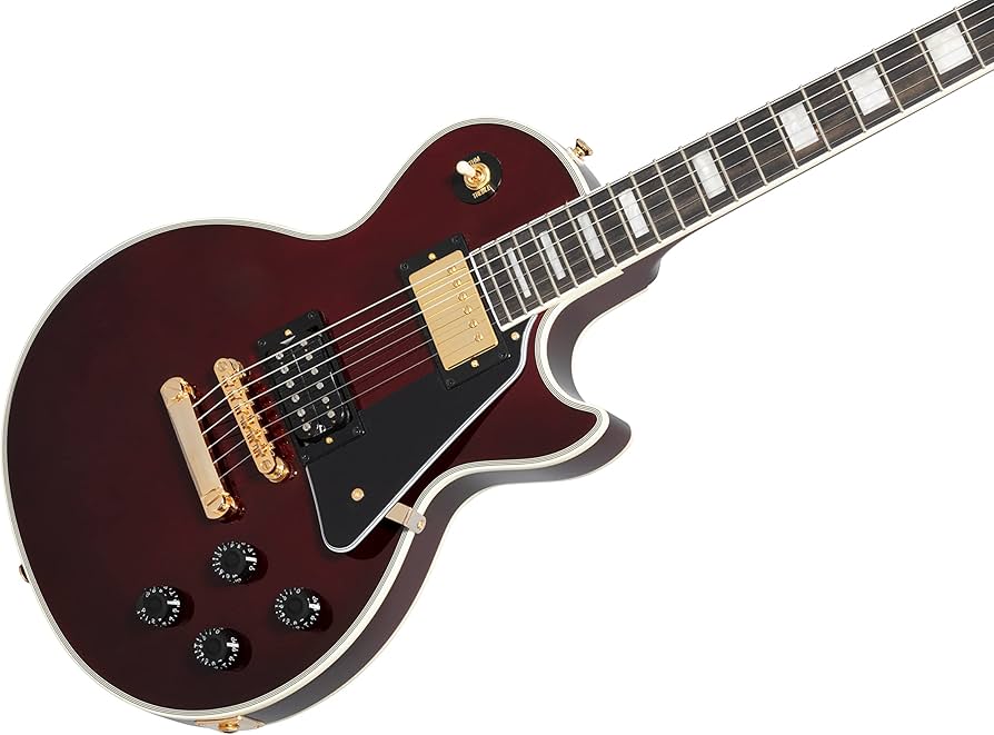 Amazon | Epiphone Jerry Cantrell Wino Les Paul カスタム、ワイン