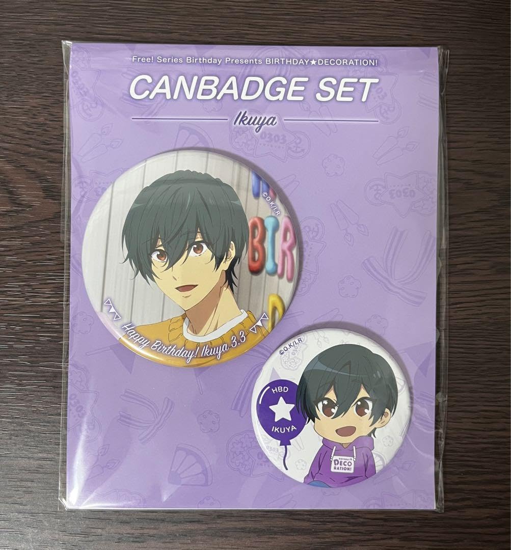 Free! 桐嶋郁弥 缶バッジセット バラ売り可能 Free! 桐嶋郁弥 缶バッジ